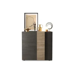 Highboard 2 portes en panneaux de particules