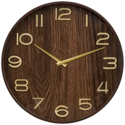 Horloge Ivana Bois foncé