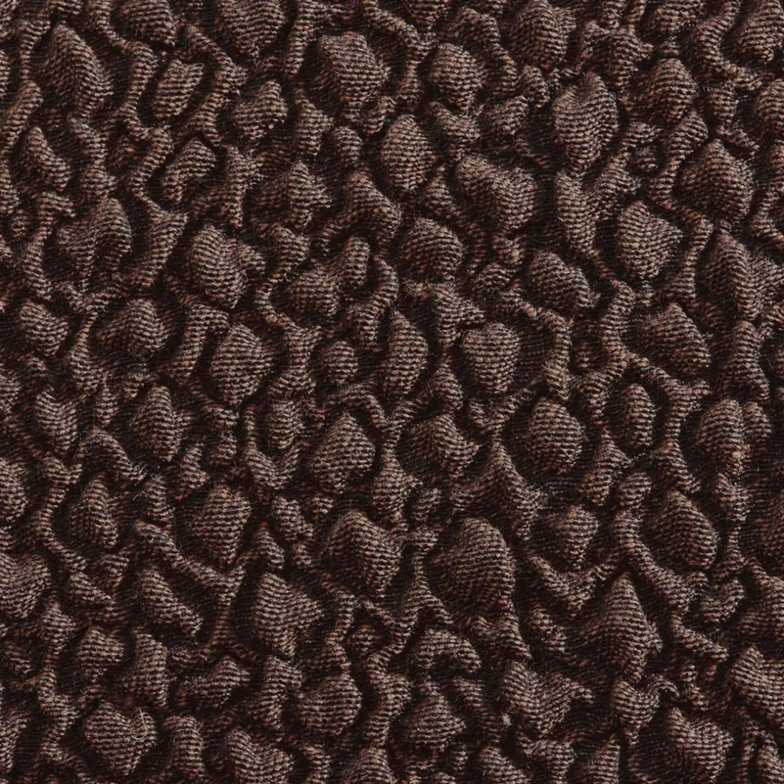 Housse bi-extensibles canapé 1 place ROC H marron chocolat