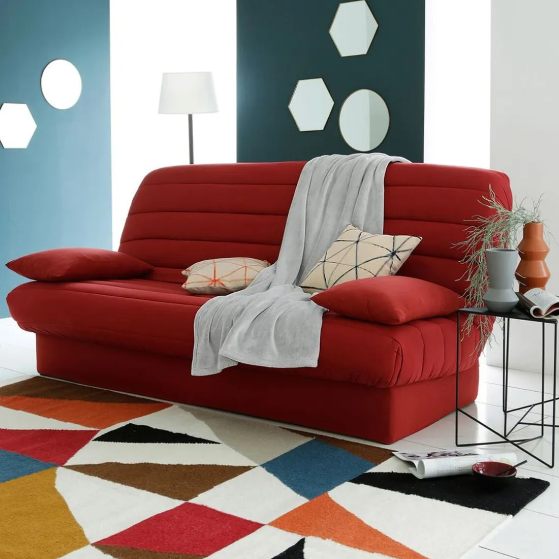Housse clic-clac doudoune Becquet - Rouge Brique