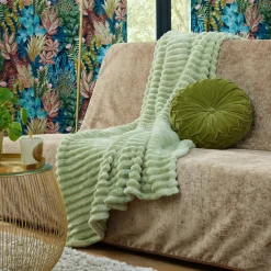 Housse de canapé clic-clac VELOURS beige