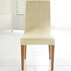 Housse de chaise Extensible AME. POLAR Blanc écru