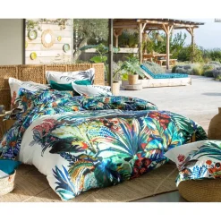 Housse de couette COLUMBIA multicolore en coton