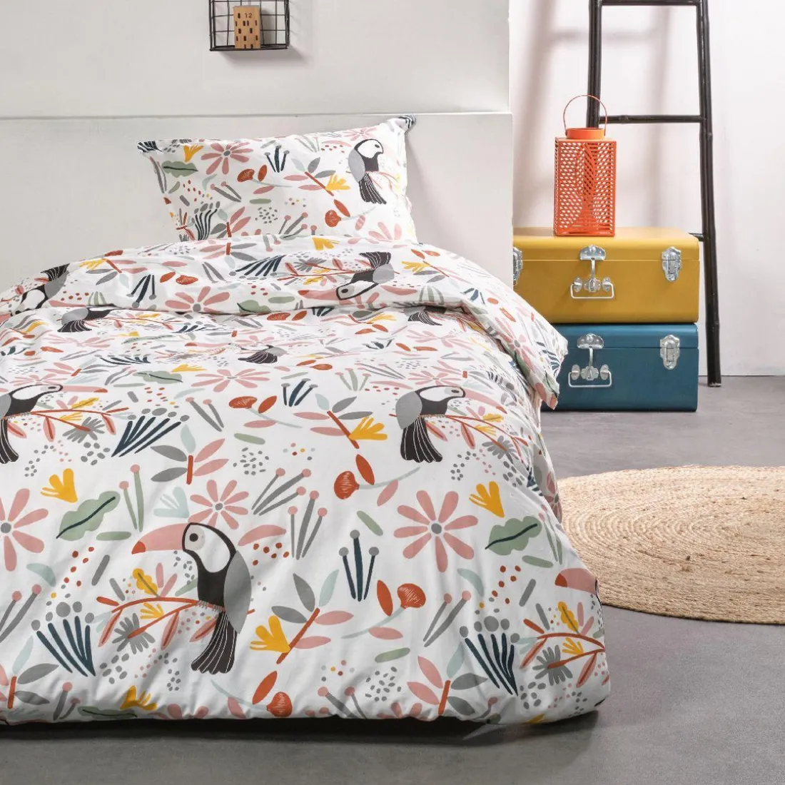 Housse de couette Coton 57fils HAPPY 4.1