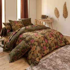 Housse de couette coton imprimé multicolore DR. DAME NATURE