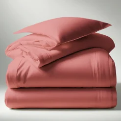 Housse de couette coton TERTIO® - pêche