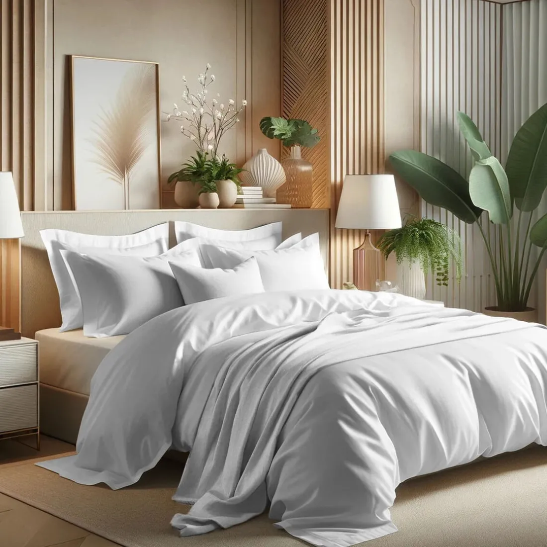 Housse de couette coton TERTIO® - Blanc