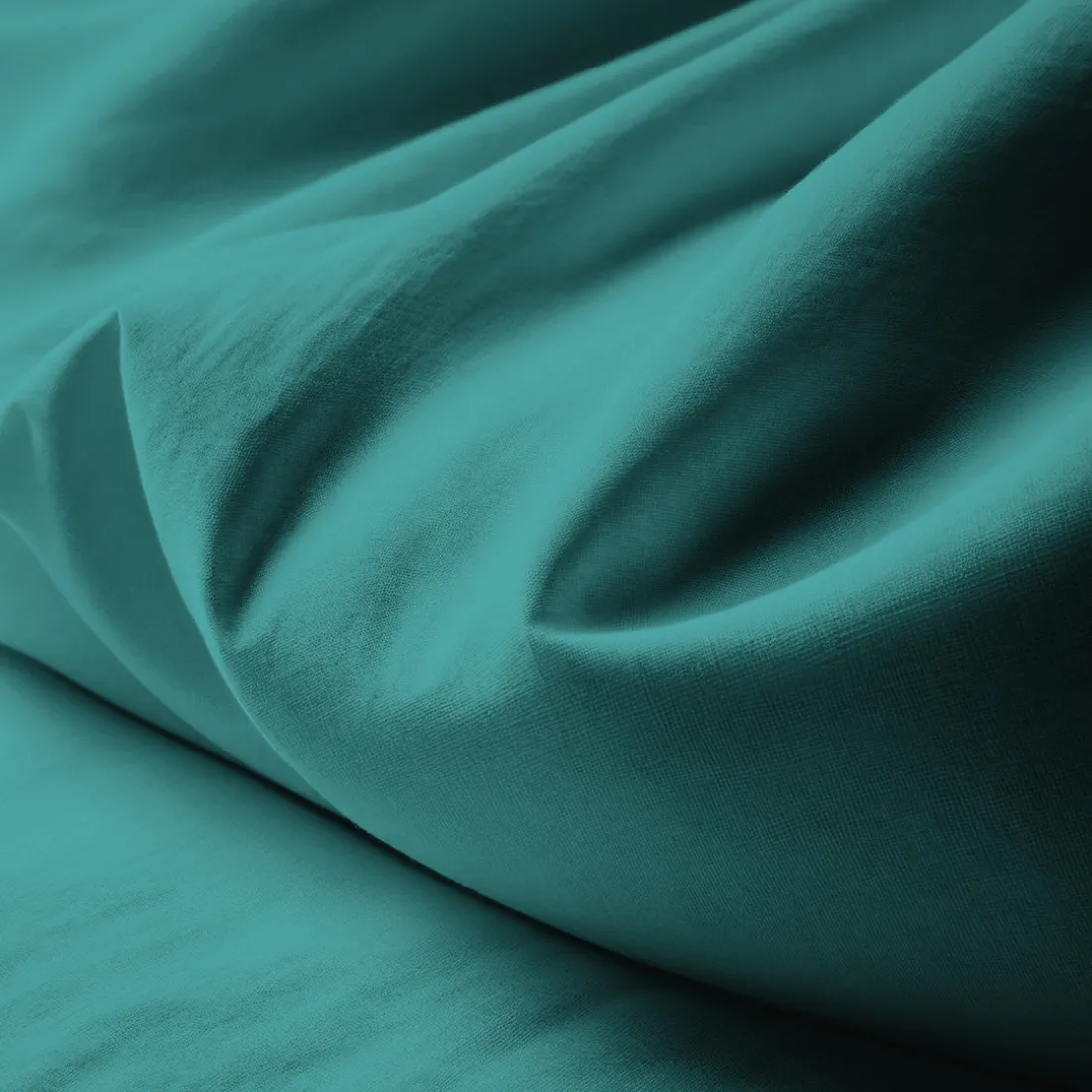 Housse de couette Coton TERTIO® - Vert émeraude