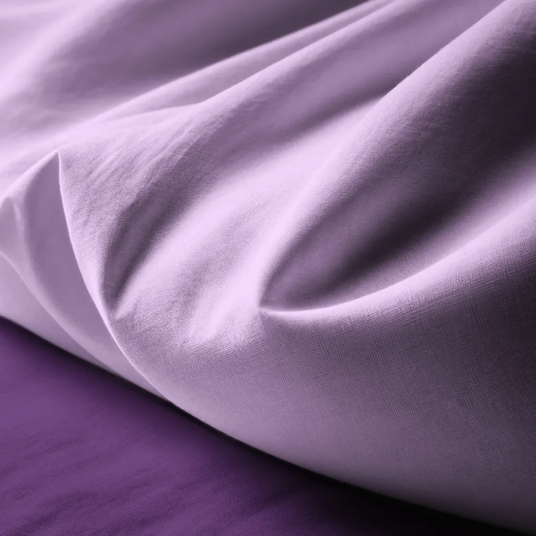 Housse de couette coton TERTIO® - Violet / Lila