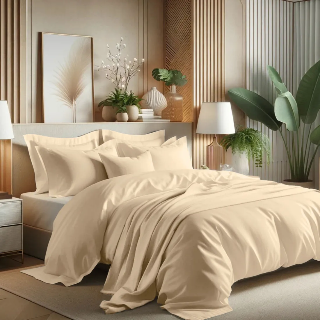Housse de couette coton TERTIO® - Écru