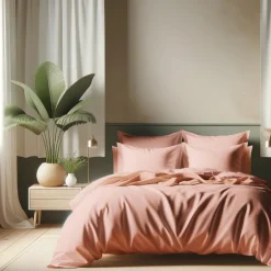 Housse de couette coton TERTIO® - Rose Blush