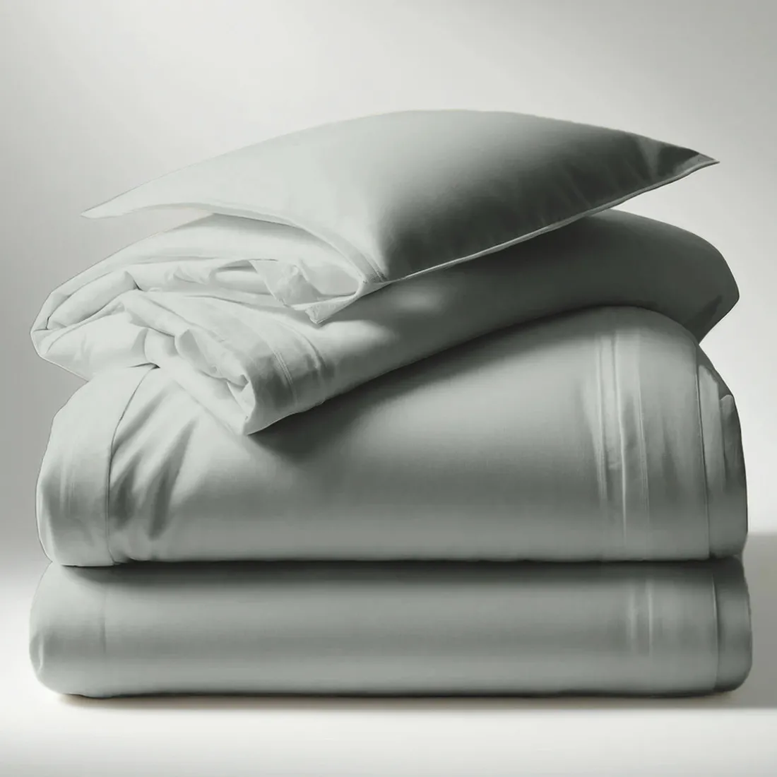 Housse de couette coton TERTIO® - Celadon