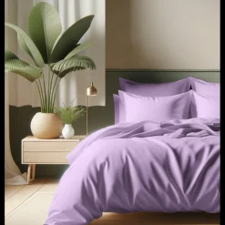 Housse de couette coton TERTIO® - Lila