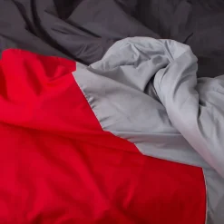 Housse de couette coton TRIO - rouge