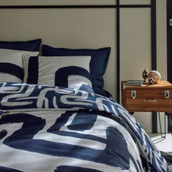 Housse de couette DEFERLANTE - bleu marine