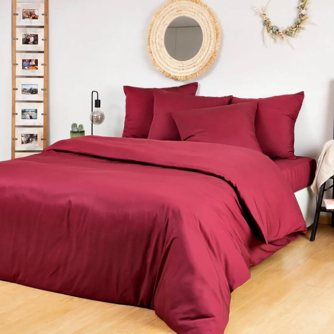 Housse de Couette en Bambou - Bordeaux