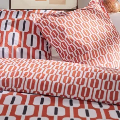 Housse de couette en coton SUNSHINE 17.16 Rouge
