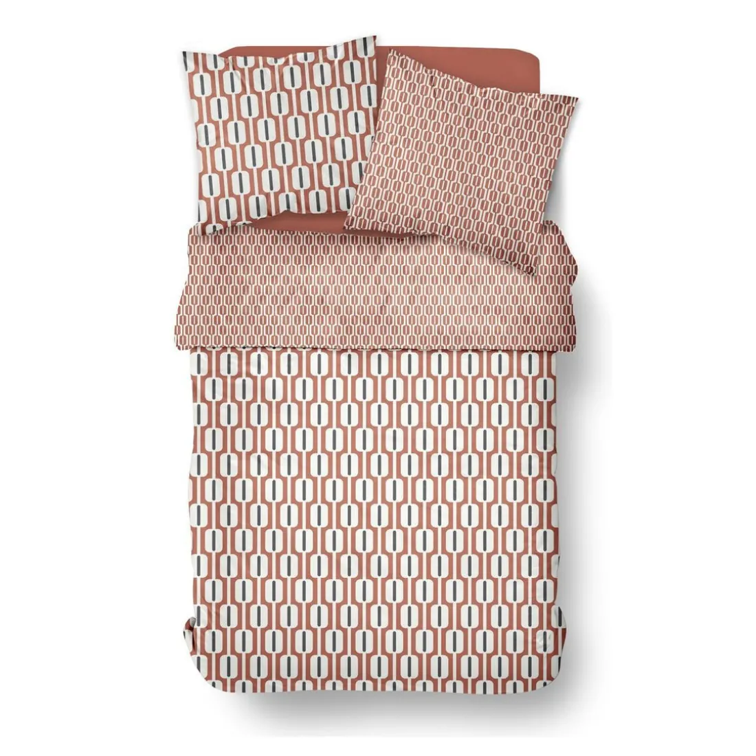 Housse de couette en coton SUNSHINE 17.16 Rouge