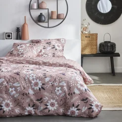 Housse de couette en coton SUNSHINE 16.8 Rose