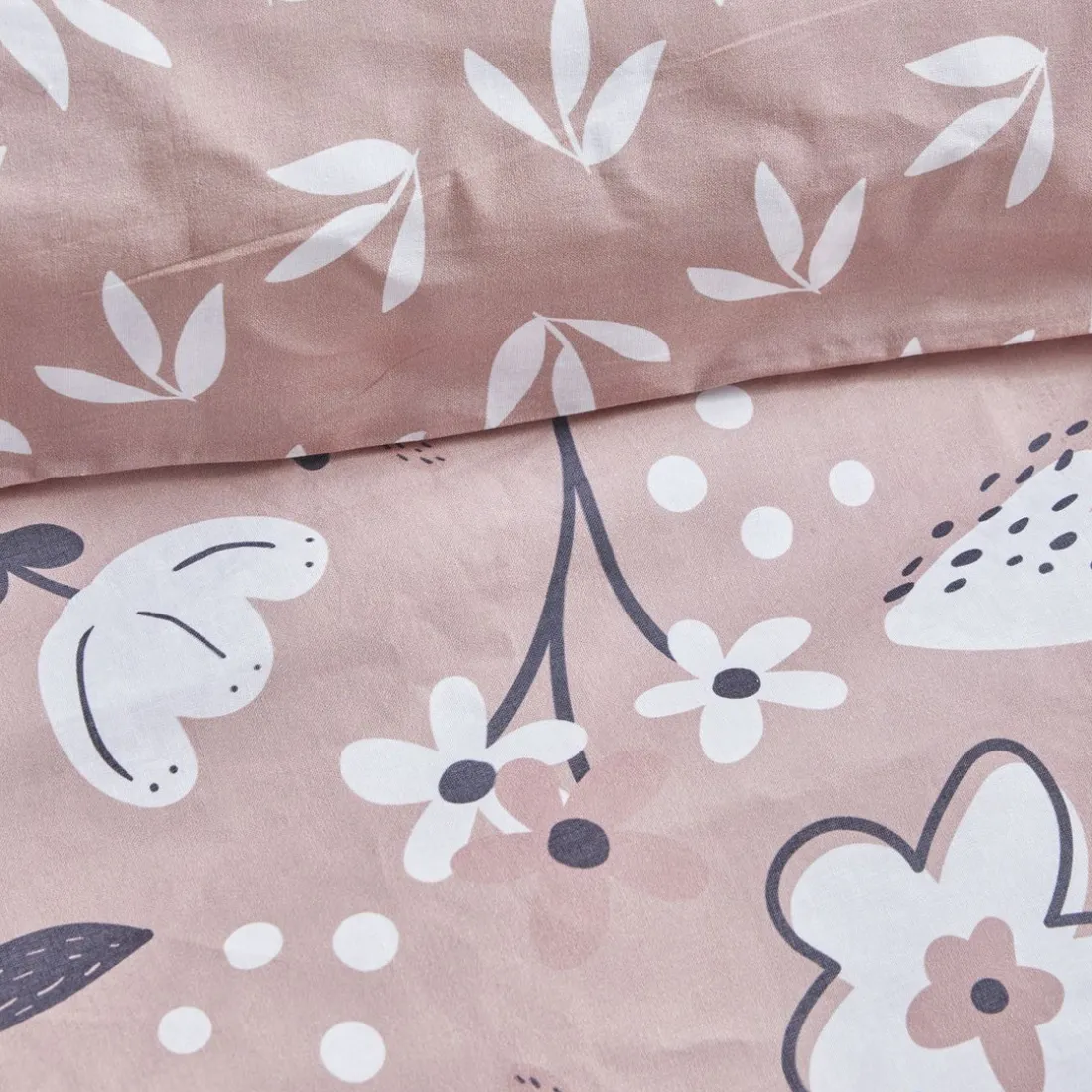 Housse de couette en coton SUNSHINE 16.8 Rose