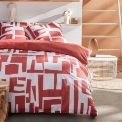 Housse de couette en coton SUNSHINE 17.32 Rouge