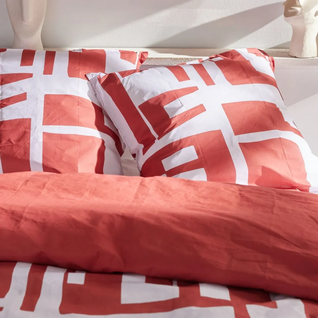 Housse de couette en coton SUNSHINE 17.32 Rouge