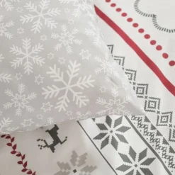 Housse de couette en coton FLANELLE 2.8 Blanc