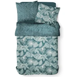 Housse de couette en coton MAWIRA #3.6 bleu