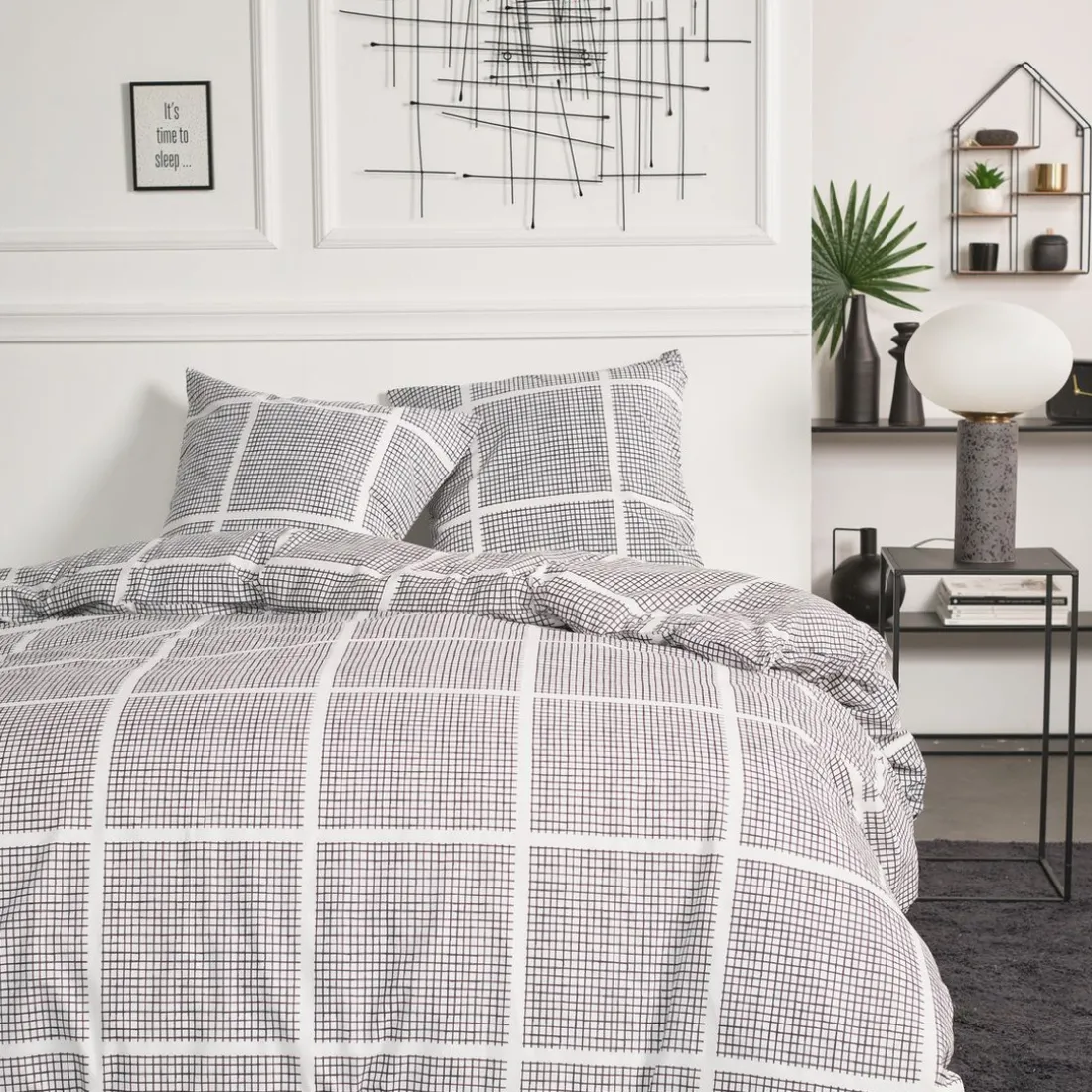 Housse de couette en coton FLANELLE 2.2 Blanc