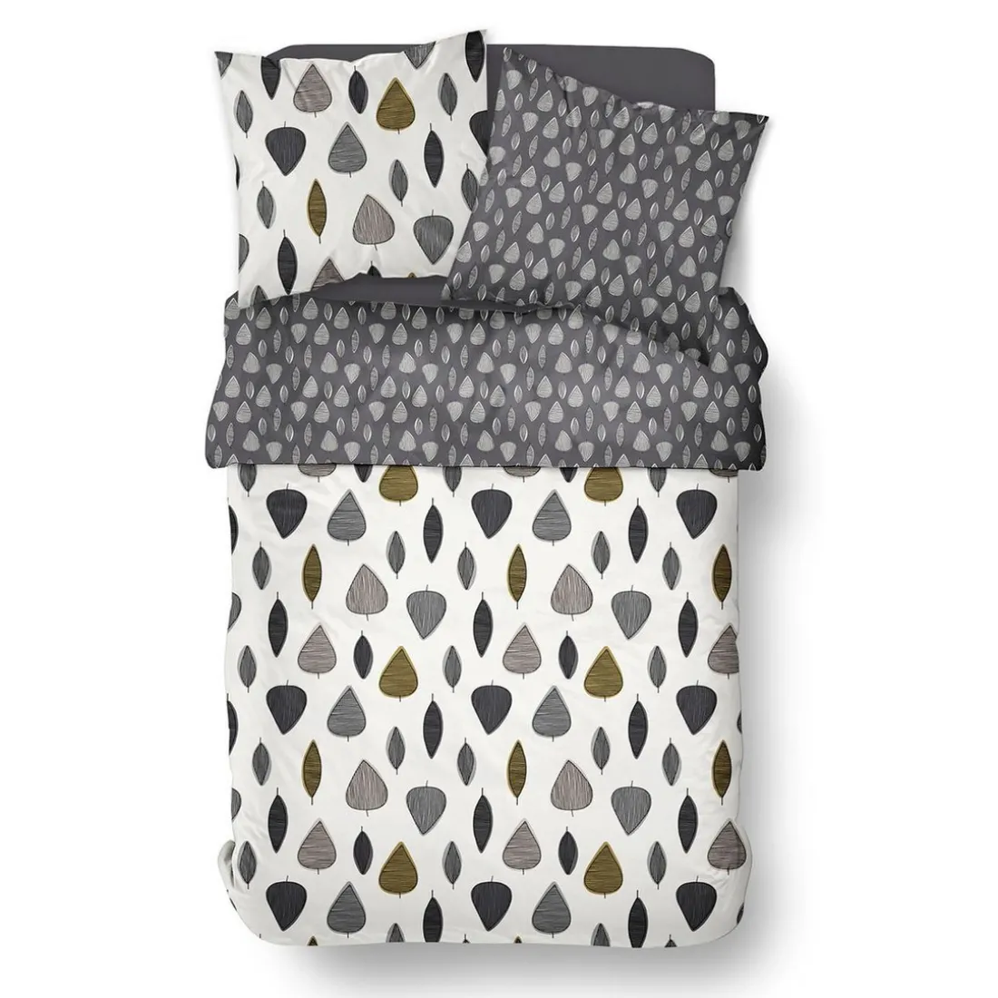 Housse de couette en coton MAWIRA #3.4 beige