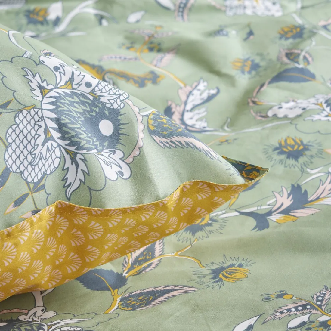 Housse de couette en coton 200 x 200 cm SUNSHINE 0.5 Bleu