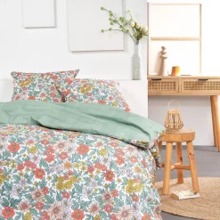 Housse de couette en coton 240 x 220 cm SUNSHINE 11.47 Vert