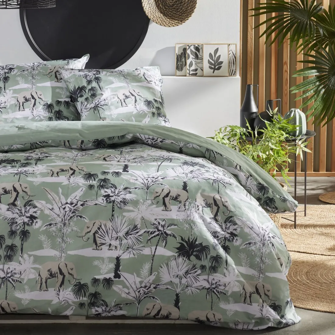 Housse de couette en coton SUNSHINE 17.21 Vert