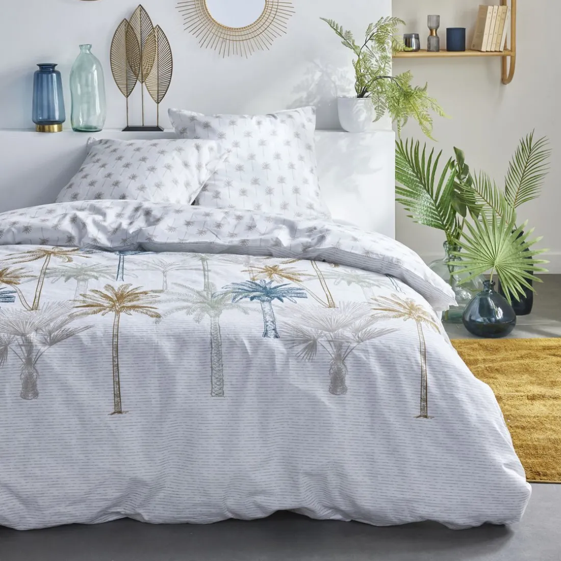 Housse de couette en coton SUNSHINE 16.3 Blanc