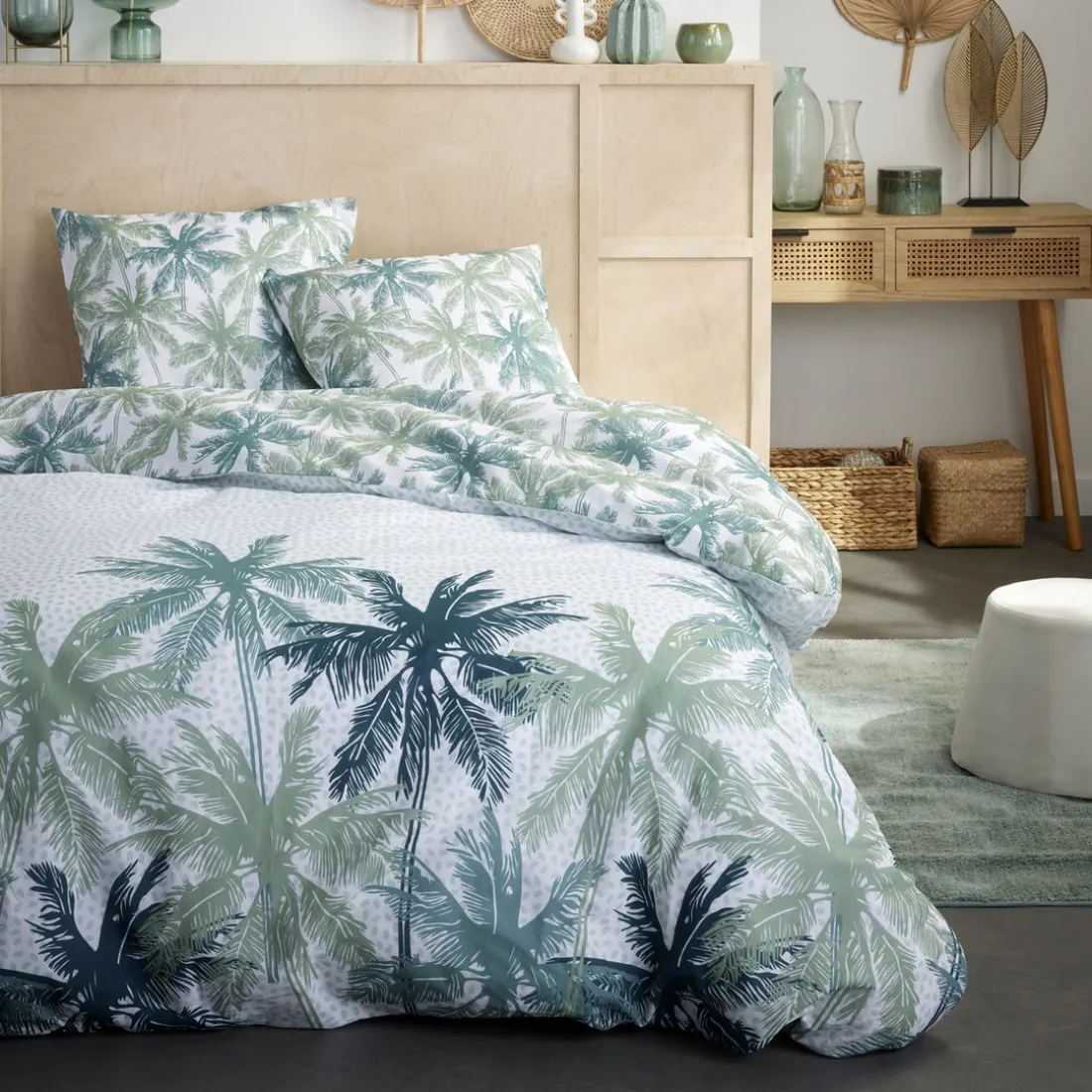 Housse de couette en coton SUNSHINE 16.6 Blanc