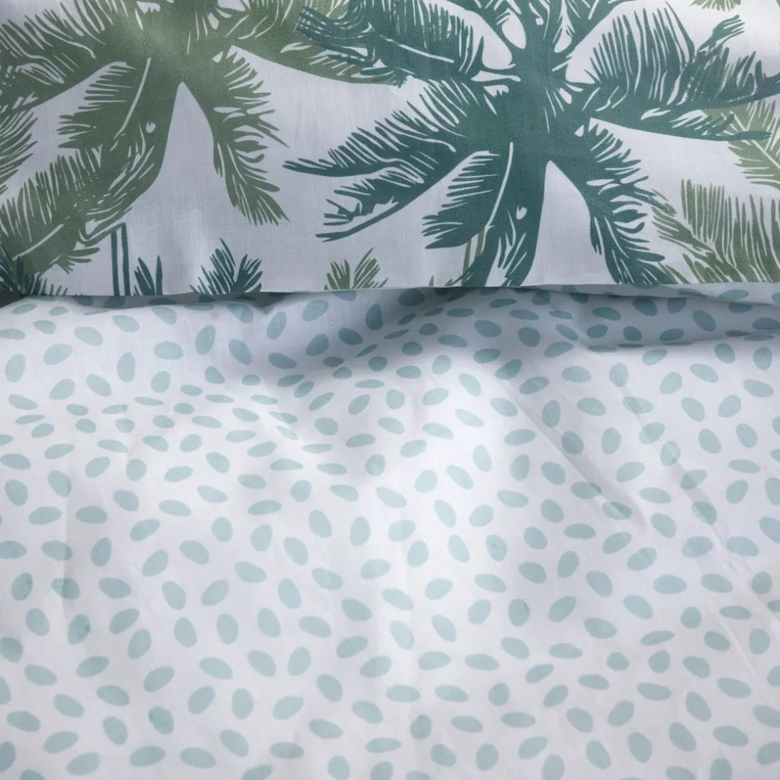 Housse de couette en coton SUNSHINE 16.6 Blanc