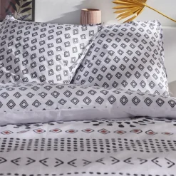 Housse de couette en coton SUNSHINE 17.17 Gris