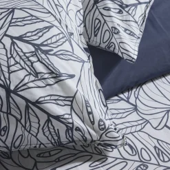 Housse de couette en coton MAWIRA #3.7 gris