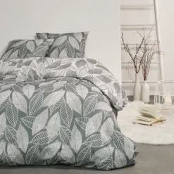 Housse de couette en coton FLANELLE 2.5 Vert