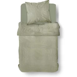 Housse de couette en gaze de coton 150g/m² WEB sauge