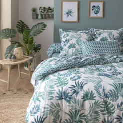 Housse de couette imprimée en lyocell Angele