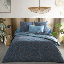 Housse de couette imprimée en bambou Iris