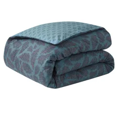 Housse de couette imprimée en bambou Iris