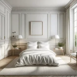 Housse de couette percale de coton TERTIO® - Blanc