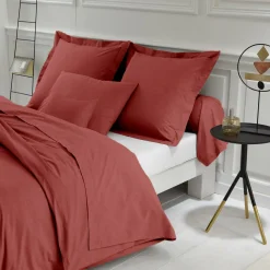 Housse de couette polycoton TERTIO® - Terracotta