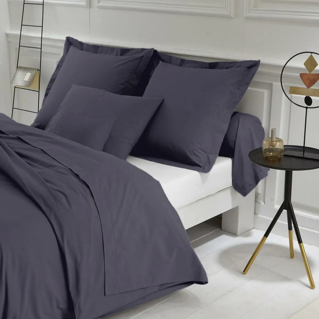 Housse de couette polycoton TERTIO® - Anthracite