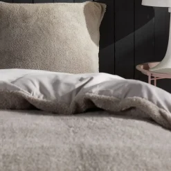 Housse de couette Polyester TEDDY BIEN AU CHAUD Beige