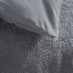 Housse de couette Polyester TEDDY BIEN AU CHAUD Acier