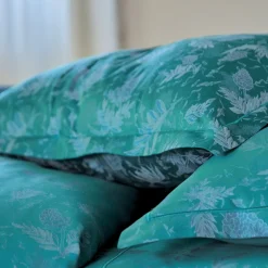 Housse De Couette Sac 2 Faces LUPINS Emeraude