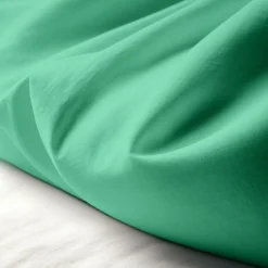 Housse de couette unie polycoton TERTIO® - Vert Eucalyptus